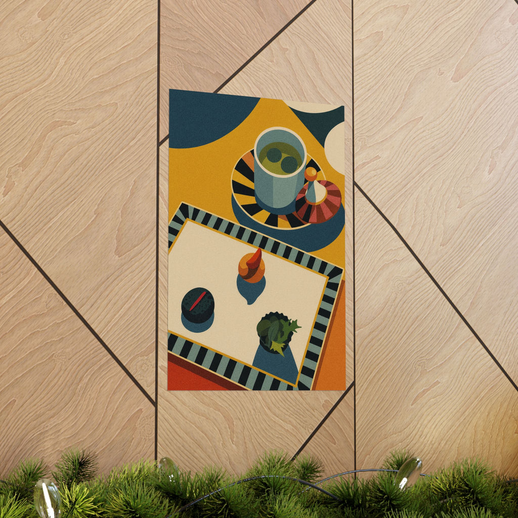 Geometric Dish Table Modern Italy