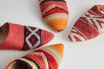 Moroccan Kilim Slippers: Small