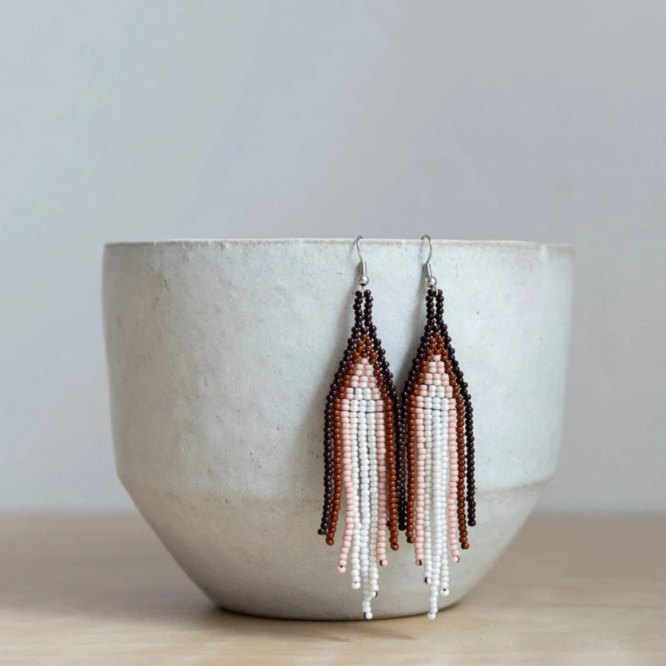 Arc wire 2025 fringe earrings