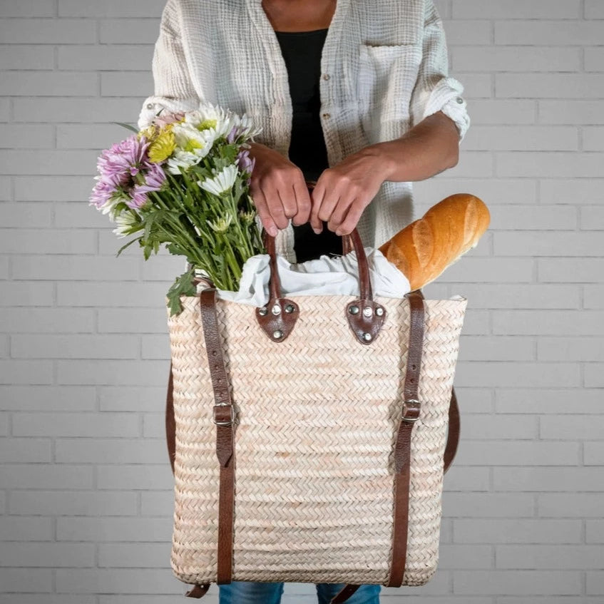 Moroccan Shopping Basket Backpack - Main Image